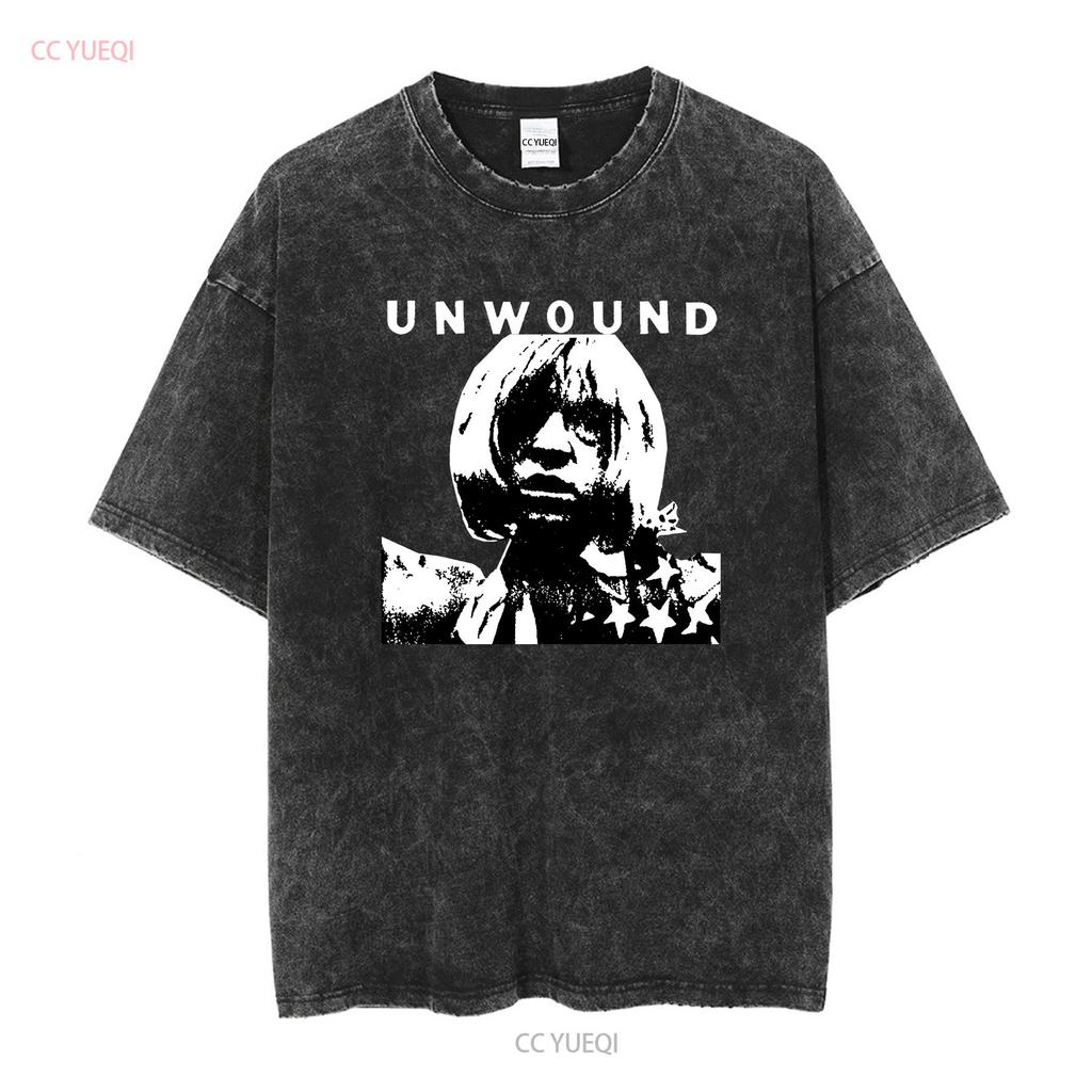 Unwound Band T Shirt Tour 2023 Concert Outfit Merch Sticker Setlist Reunion Jersey Long or Short Sleeves Vintage Washed Unisex