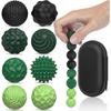 Magnetic Sensory Fidget Balls -8pcs Silicone Stress Relief Balls for Adults & Teens Silent Magnet Desk Fidget Toys with Textured