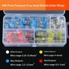 50 To 500Pcs Heat Shrink Solder Seal Wire Connectors Kit Waterproof Butt Electrical Terminalsinsulated Splice Marine Automotive