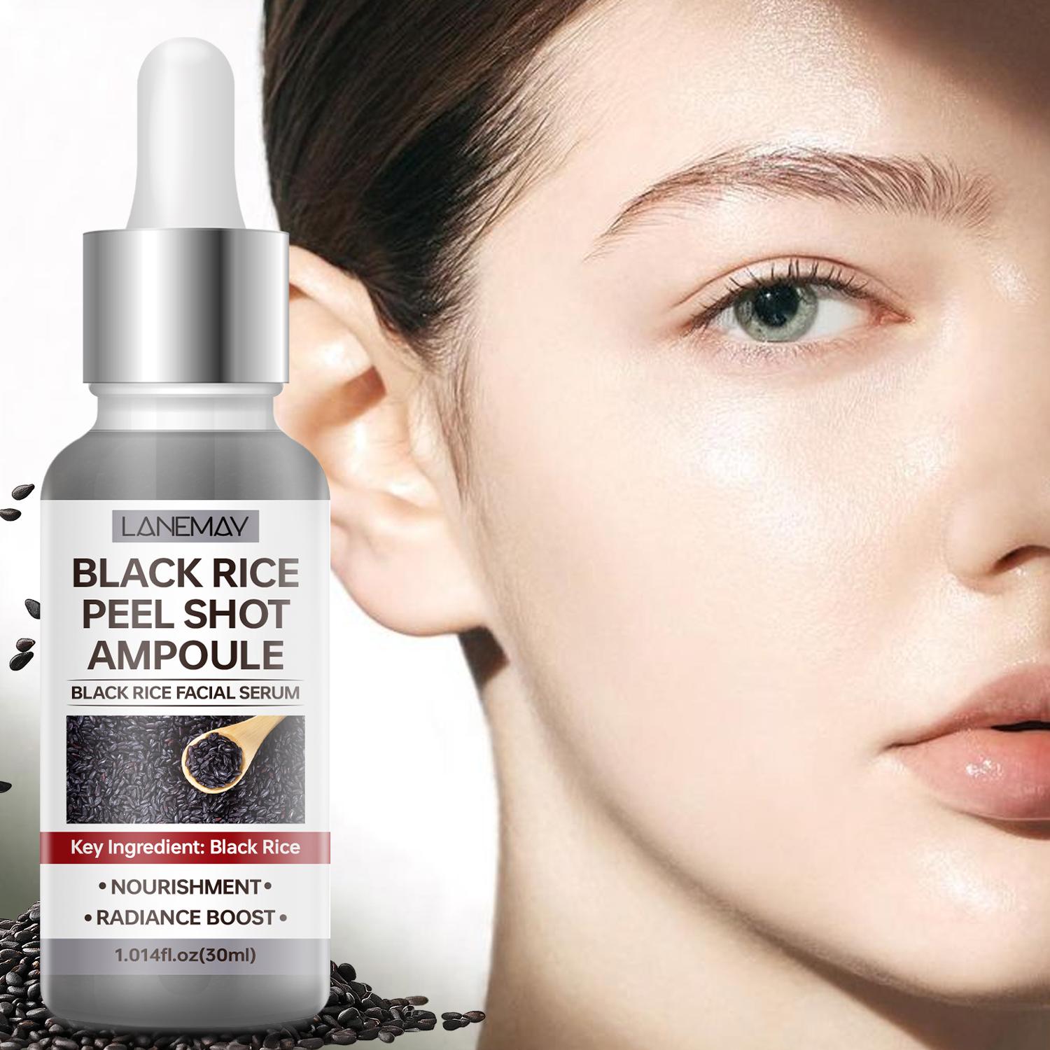 

Black Rice Peel Shot Ampoule-Brightens Skin Tone And Enhances Iuminosity-Suitable For All Skin Types, 30ml