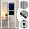 Zasłona przeciw komarom Moskitiera na okno Siatka na muchy Samozamykające drzwi Zasłony wentylacyjne do domu Siatka magnetyczna