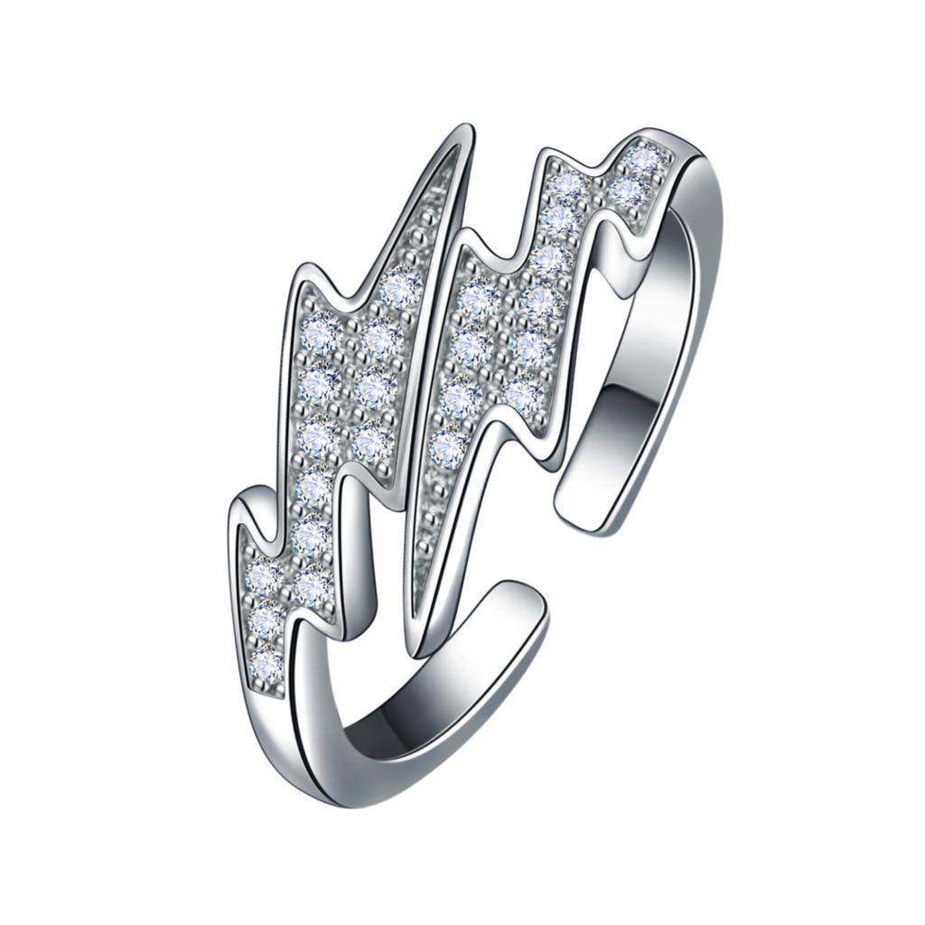 Kreativer unregelmäßiger geometrischer Vermiculit Blitzöffnungsring