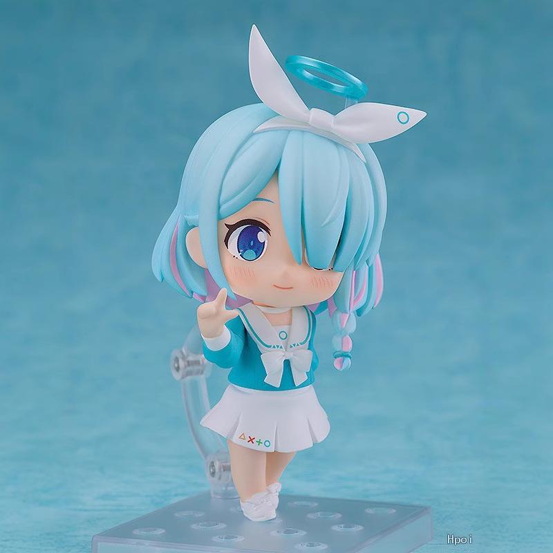 In Stock 10Cm Blue Archive Game Character Peripherals Arona Nendoroid 2245 Anime Action Figure Collectible Model Doll Toys Gifts