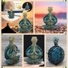 Sea Turtle Figurine Peacefulness Meditating Sea Turtle Statue Decorations for Buddha Zen Yoga Frog Garden Statue Ornament For