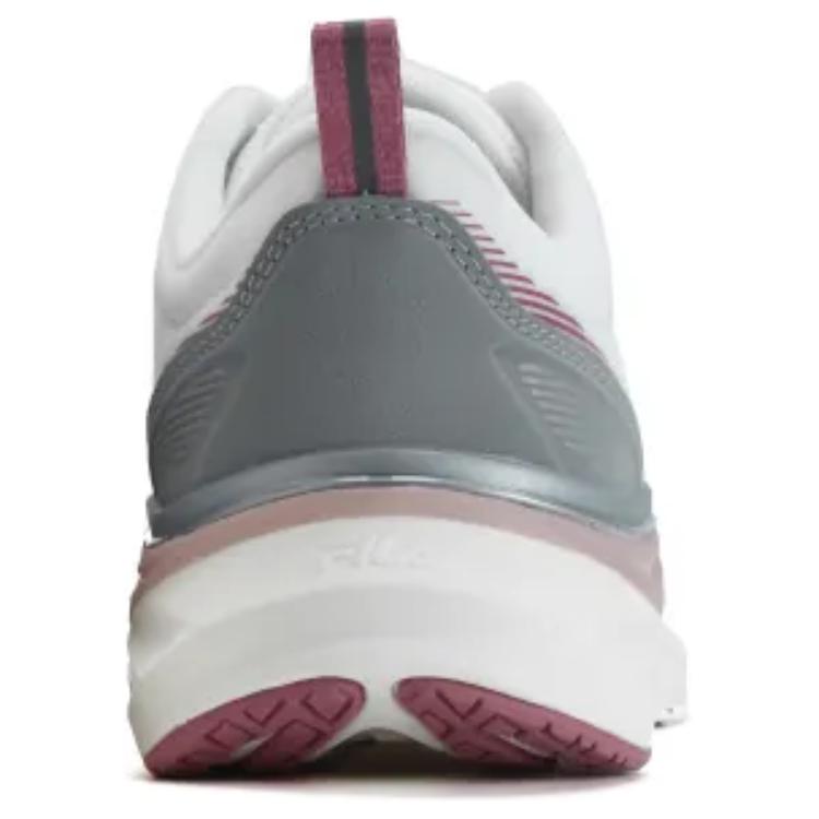 FILA Athletics Comfortable Versatile Fabric Synthetic Leather Cushioning Low-Top Casual Running Shoes Women sneaker White A12W331116FBW