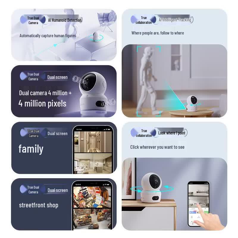 EZVIZ H7c 4G Dual-Lens Smart Home Camera (CN version)
