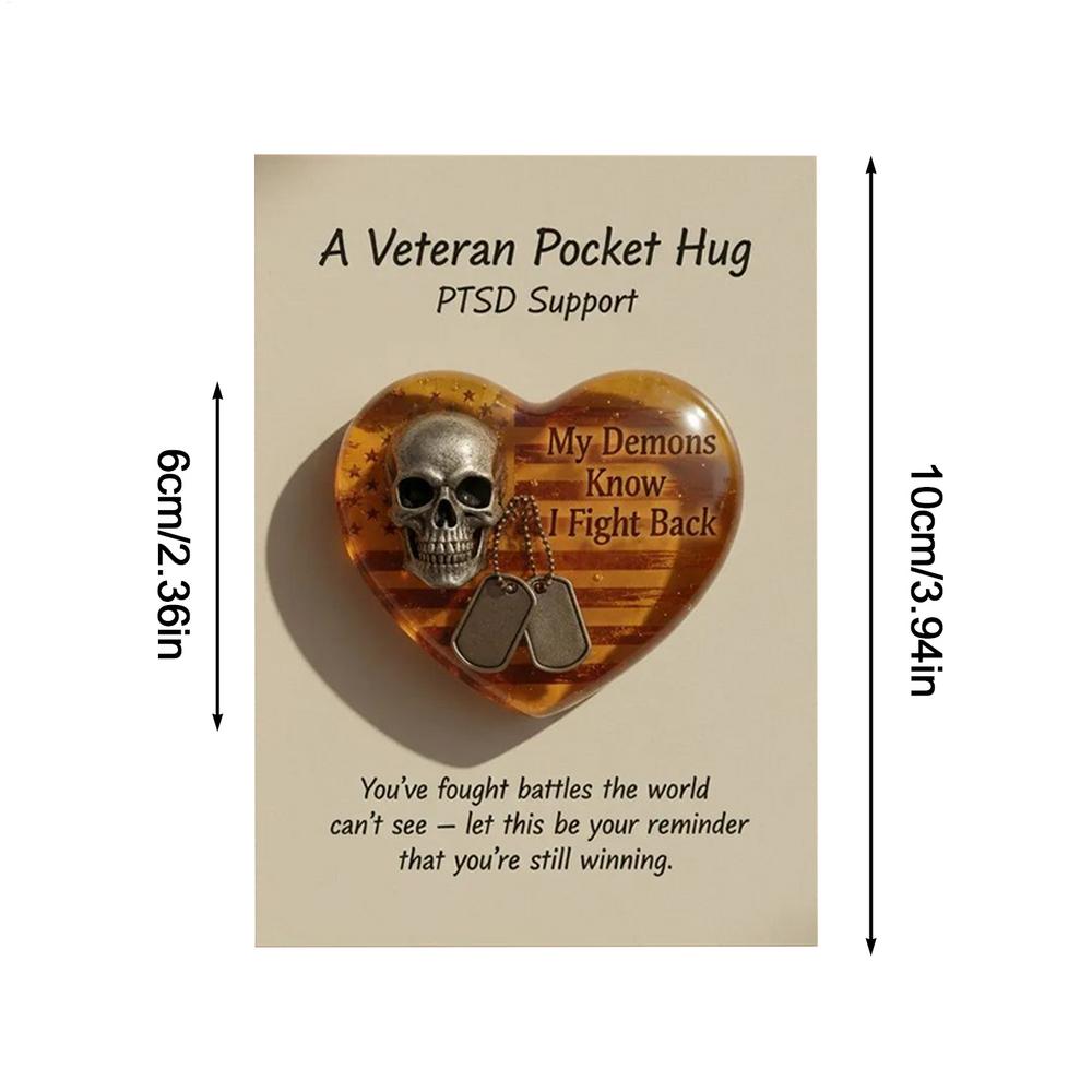 Heart Hug Heart Skull Uplifting Keepsake Encouragement Cards For Appreciation Valentines Birthday Women Men Lovers Kids Good