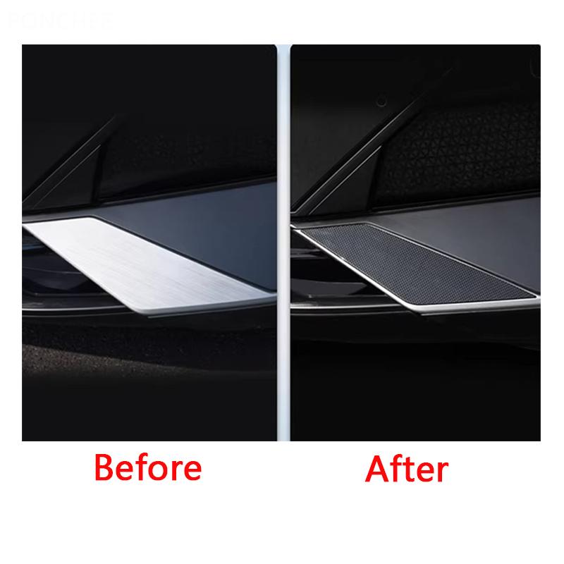 For Changan Deepal S7 S07 2024-2026 Front Bumper Decorative Sticker Original Car Paint Surface Bumper Decorative Strips