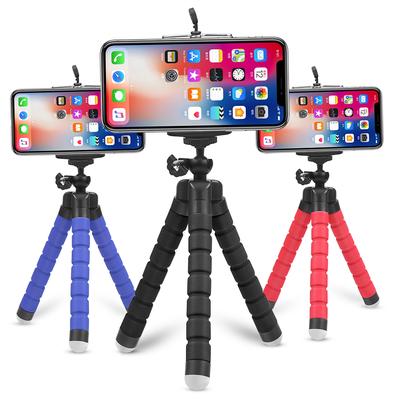 Flexibilní mini chobotnicový houbičkovitý stativ přenosný fotoaparát selfie stojan pro držák telefonu smartphone klip stojan