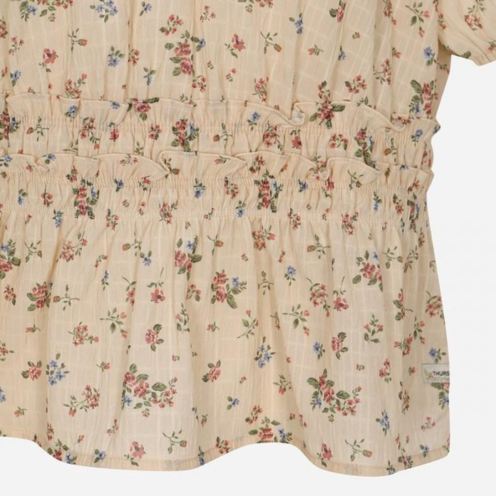 Thursday Island Women Flower Pattern Blouse T264mbl273w