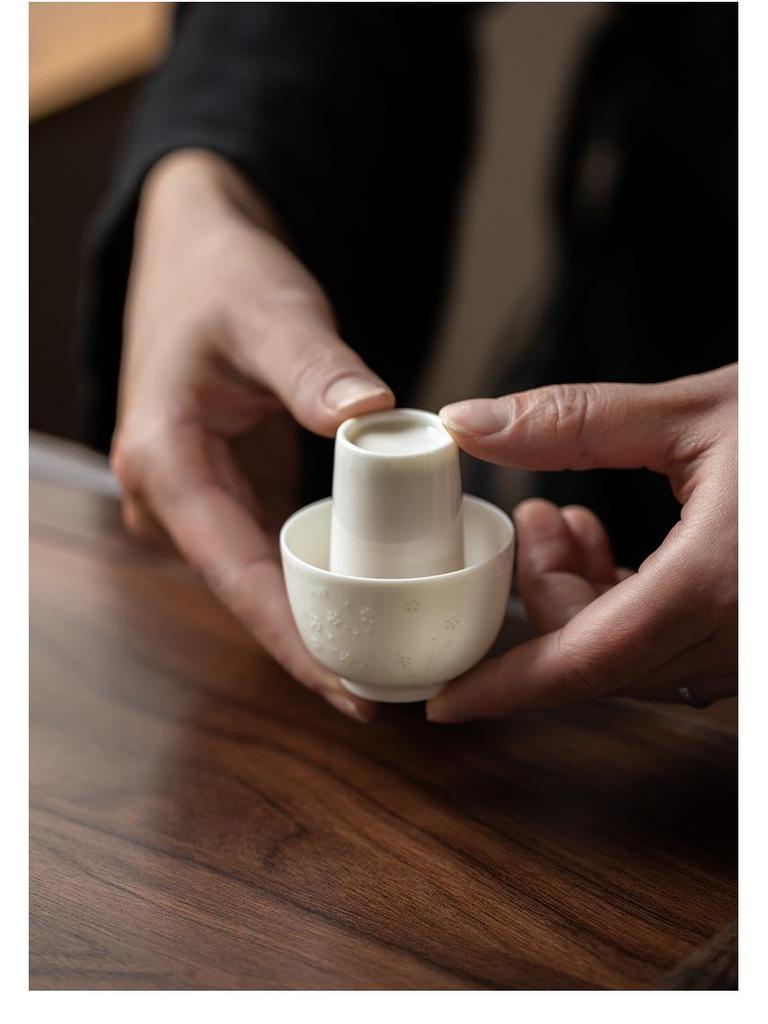 Sitaozhai Aroma Tea Tasting Cup - Single Ceramic Tea Ceremony Cup for Personal Use