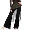 Highlight Tassel Waist Chain New Practice Dress Set Hip Scarf Tassel Indian Dance Costume Performance Dress Set Three Piece Set