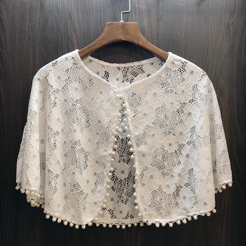 Damen Abendkleid Cheongsam Schal - Stilvoller Spitzen-Cardigan für Sonnenschutz