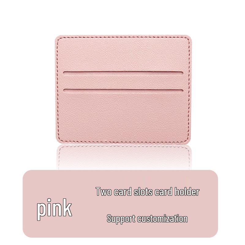 Exquisite Anti-Theft RFID Leather PU Card Holder: Universal, Spacious, & Stylish for Women