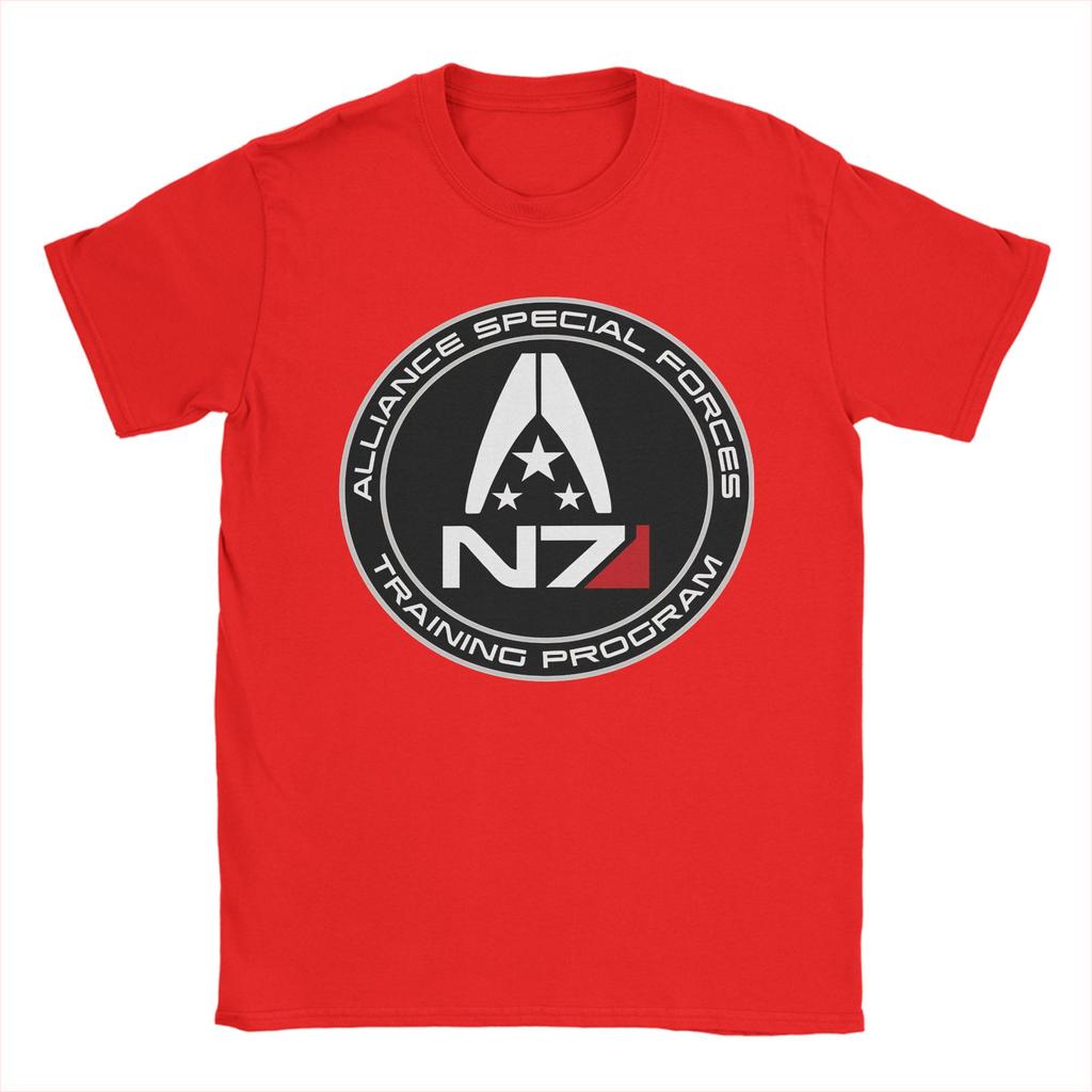 Mass Effect N7 T Shirt Beach Street Style TShirts Cotton Leisure Tee Shirt For Male Casual Top Tees