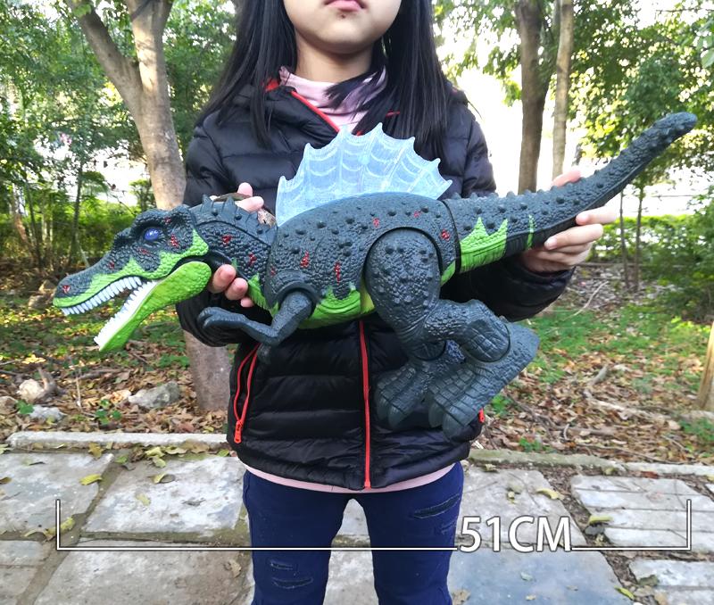 51Cm Superior Quality Large Electric Walking Dinosaur Toy Early Education Educational Toys For Children Kids Toy Boy