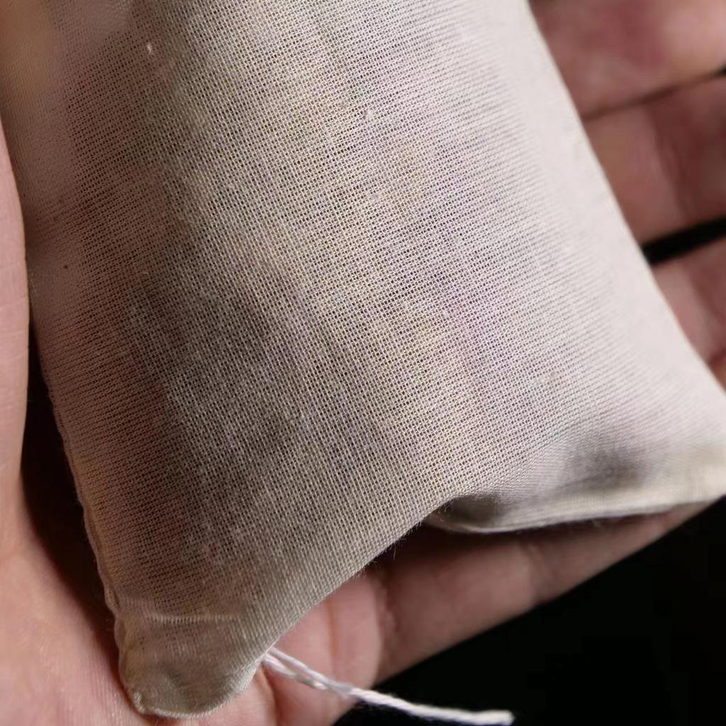 5 pc Cotton Muslin Drawstring Bag For Home Brew Wine Beer Sieve Juice Vegetable Coffee Filter Cooking Herbs Tea Gift Packaging