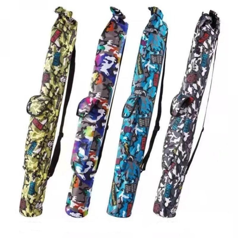 130/140cm Fishing Rod Bag Random Color Fishing Tackle Bag Folding Fishing Bag  Accessories