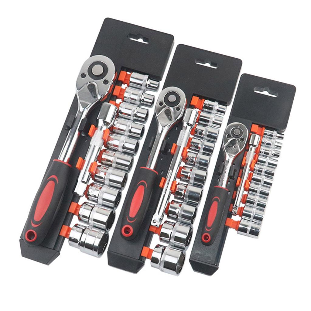 12Pcs Auto Repair Tools Wrench Socket Set Including Wrench Socket Extended Rod Motorcycle Repairing Tool Mechanic Tools