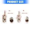 Heavy Duty Automotive Electrical Terminals 2Pair Coppers Cores Construction Amplifiers Compatibility