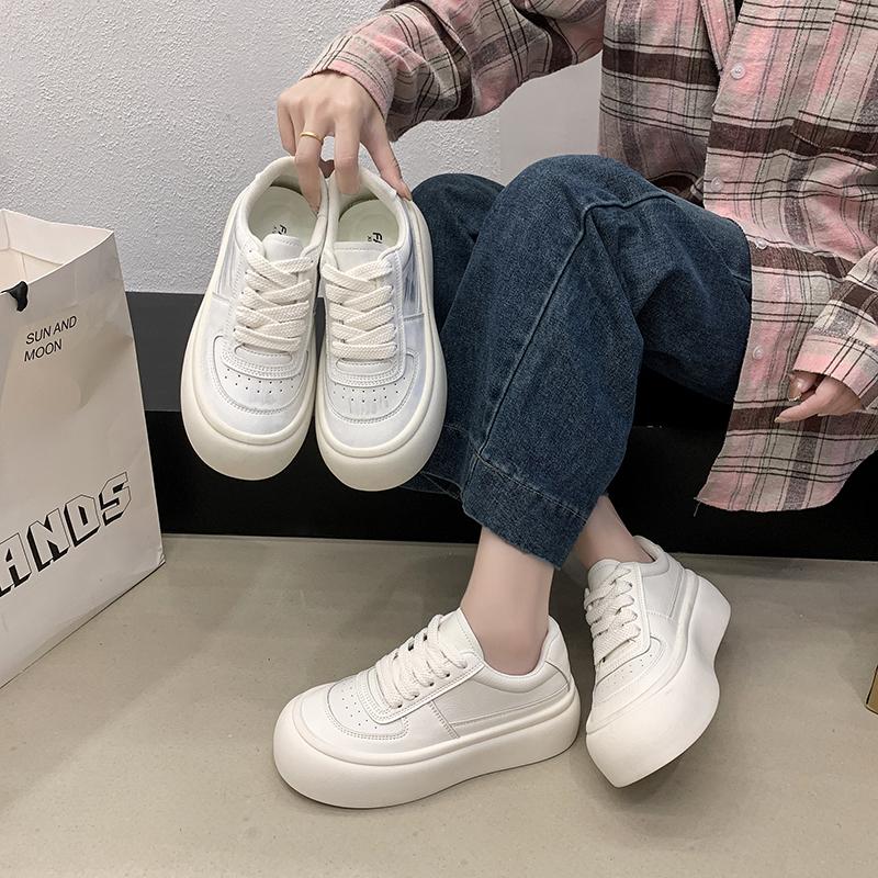 Fashion Shoes Woman 2025 Slip On Sneakers All-Match Clogs Platform New Sports Small Casual Creepers Summer Spring Leisure Sports Shoes