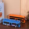 1 Piece Simulate Exquisite Convertible Bus Toys Double Decker Bus City Tour Car Model Gifts For Children