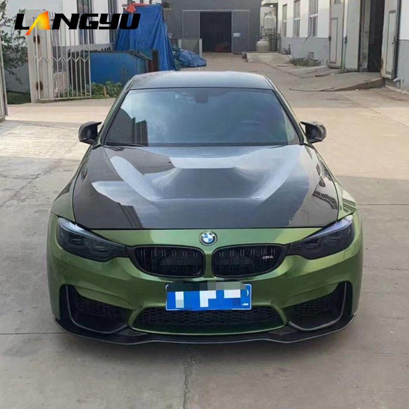 Langyu Carbon Fiber GTS Style Hood for BMW M3 F80/M4 F82