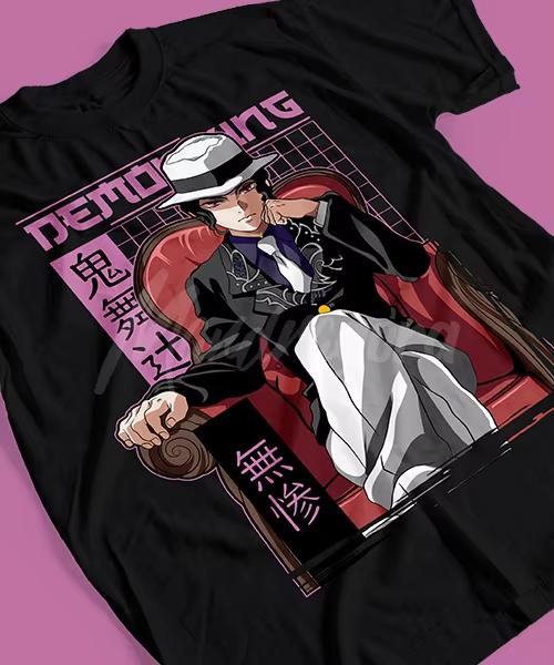 

Anime Demon Slayer Muzan Kibutsuji Printed Tshirt Unisexs and Womens Tshirt Unisexs Top Sports Tshirt Unisexs Tshirt Summer Tee S