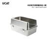 Stainless Steel Cat Litter Box Semi-Enclosed Design Cat Bedpans Anti-Scatter Pet Toilet for Easy Cleaning Durable Feline Supplie