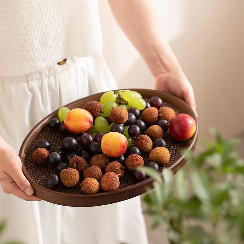 

WQ Bamboo Multi-functional Serving Tray Medium (36x26x2.3cm) with Placemat