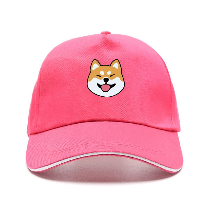 Funny Kawaii Cute Shiba Inu Dog Women Hat Gift Print Pink Hip Hop Cap Summer Unisex Women Baseball Cap Dog Animal Lovers Hats