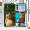 Animal Capybara Cute Soft Phone Case for Samsung A17 A37 A57 A16 A26 A36 A56 A15 A25 A35 A55 A14 A24 A34 A54 A13 A23 A33 A53 A52