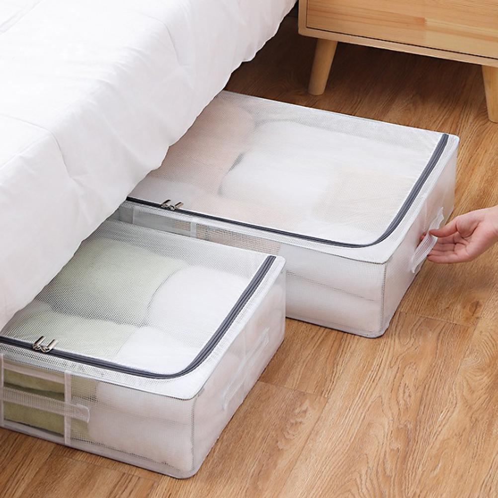 Vliesstoff Unterbett Aufbewahrungstasche Steppdecke Decke Kleidung Aufbewahrungsbehälter Box Faltbarer Organizer Kleiderbehälter