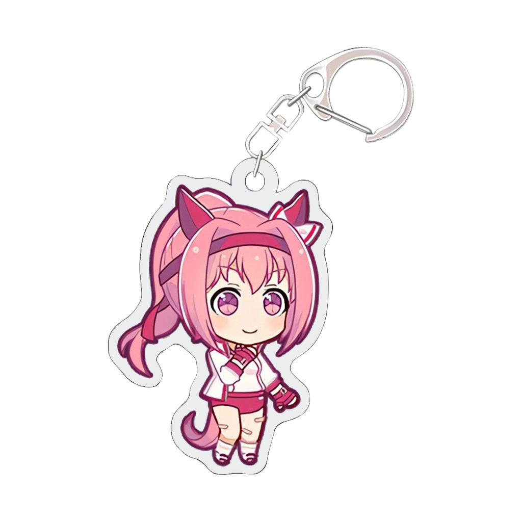 Acrylic Keychain Pendant Student School Bag Cute Decoration Small Gift