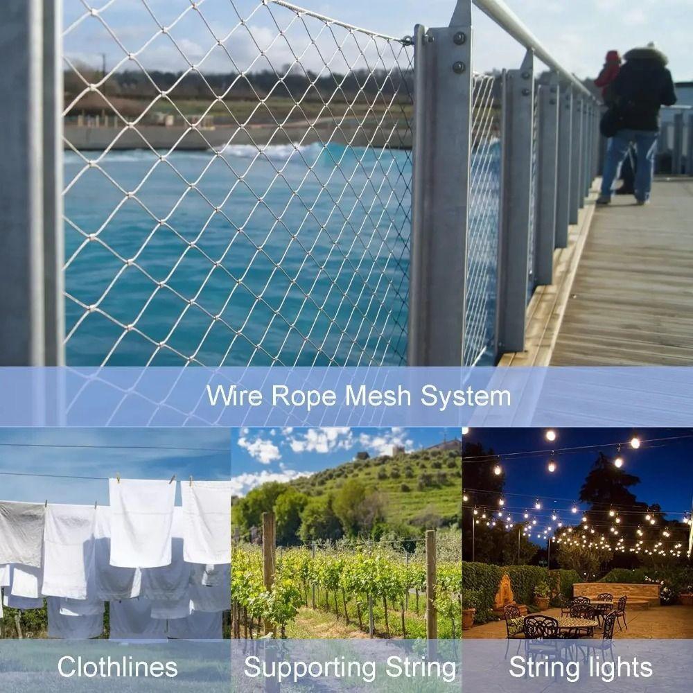 Double Hole Cable Crimp Ring Steel Construction Wire Rope Fixed Accessories  Electrical Projects