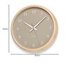 Lemnos Centaur Clock, Natural Wood Beige, PC23-14 BG