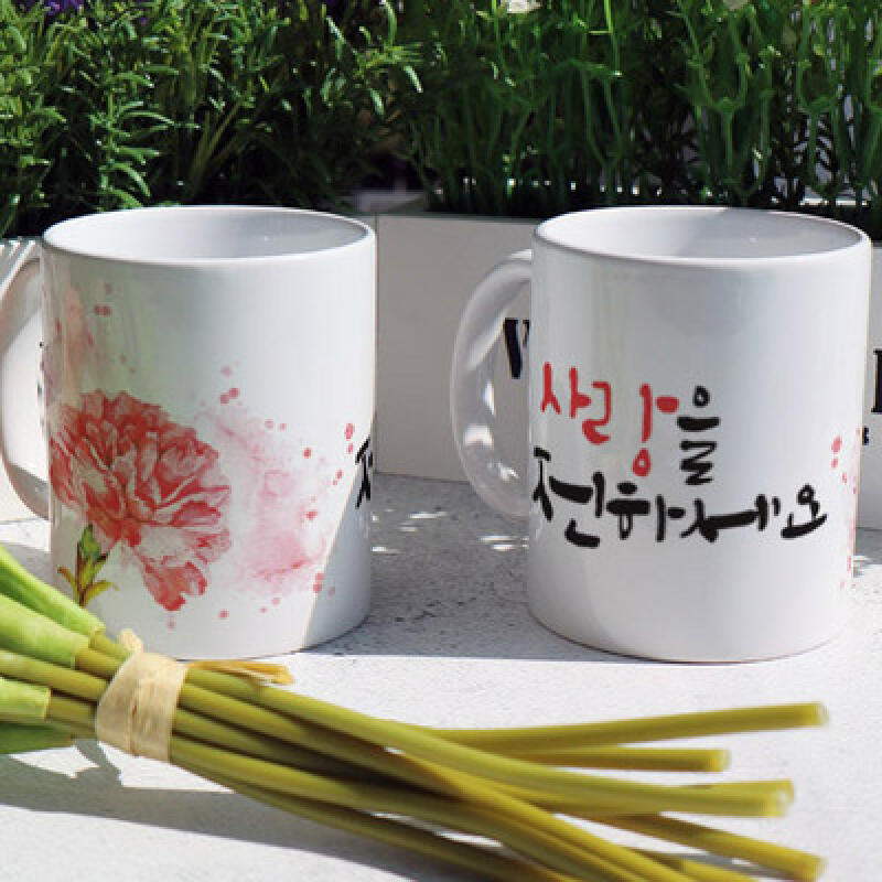 ie030-Design Mug 2p-Carnation and Love