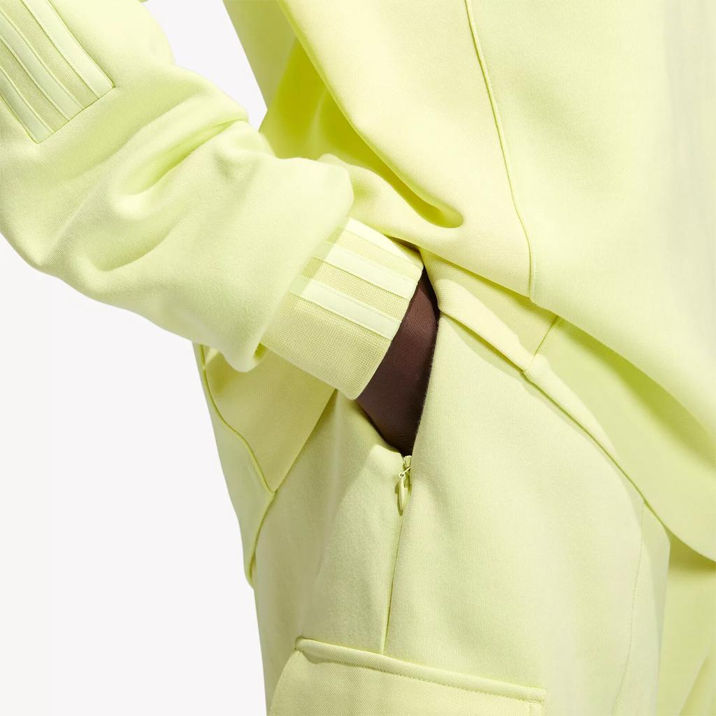 Adidas Ivy Park Solid Color Minimalist Versatile Three-Quarter Casual Shorts Women Shorts Yellow GT4085