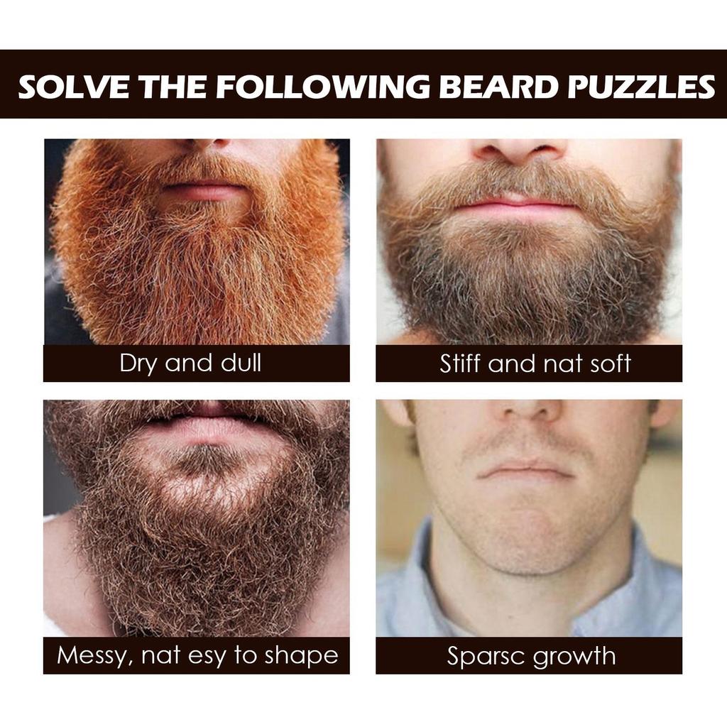 Men Beard Growth Oil Thickening Treatment Root Moisturizing Conditioning Beard Care