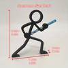 4pcs 3D Printed Stick Figure Pencil Holders, Pen Stands, Pen Containers, Desktop Ornaments, Stationery, And Desktop Sculptures