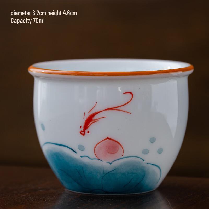 Shangqi Underglaze Hand-painted Ceramic Master Teacup
