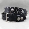 Ethnic Style Design New Cowhide Men and Women's Personality Niche Neutral Belt Rivet Decoration Street Punk