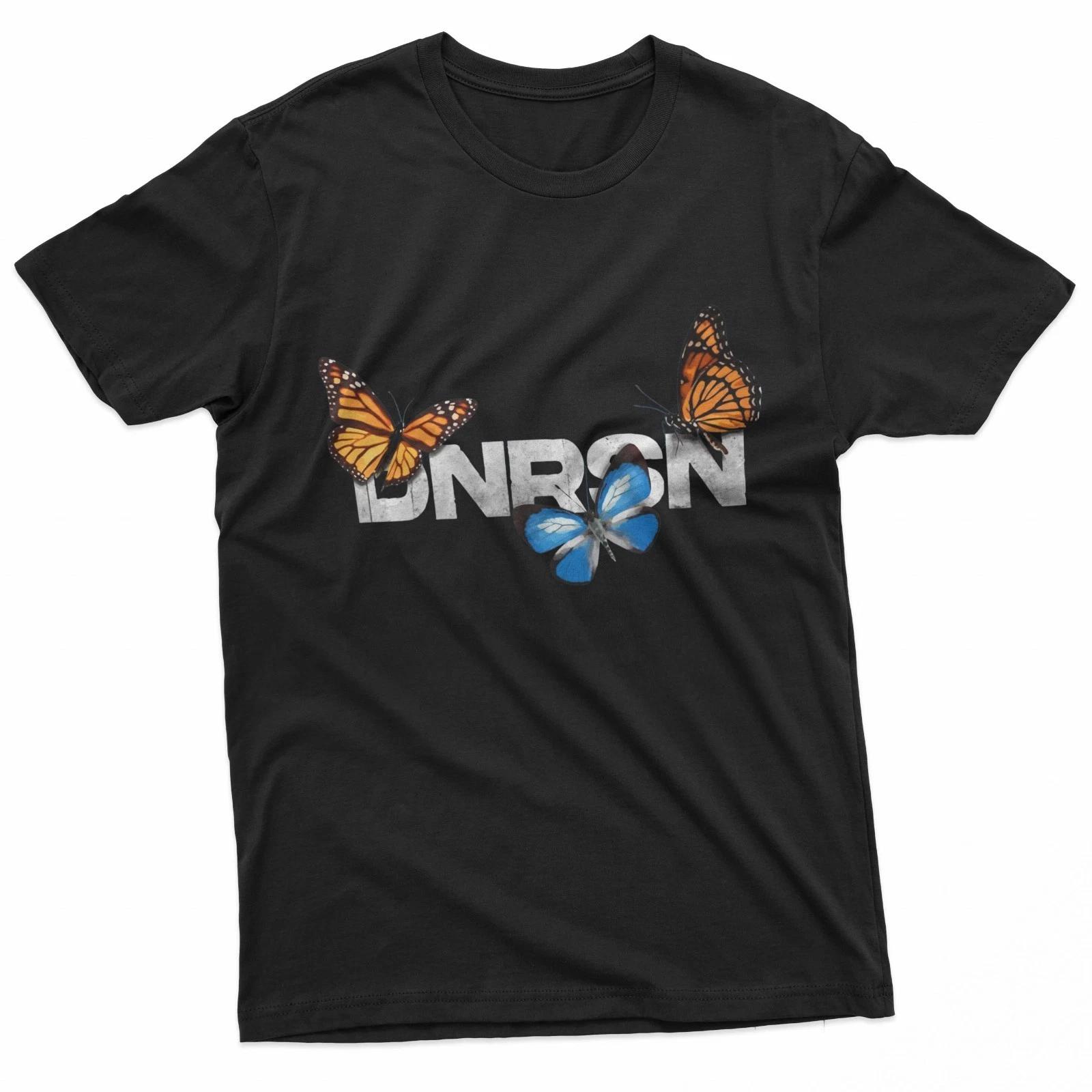 Butterfly Graphic Nature Streetwear 100% Cotton T-shirt Mens Tees Top S
