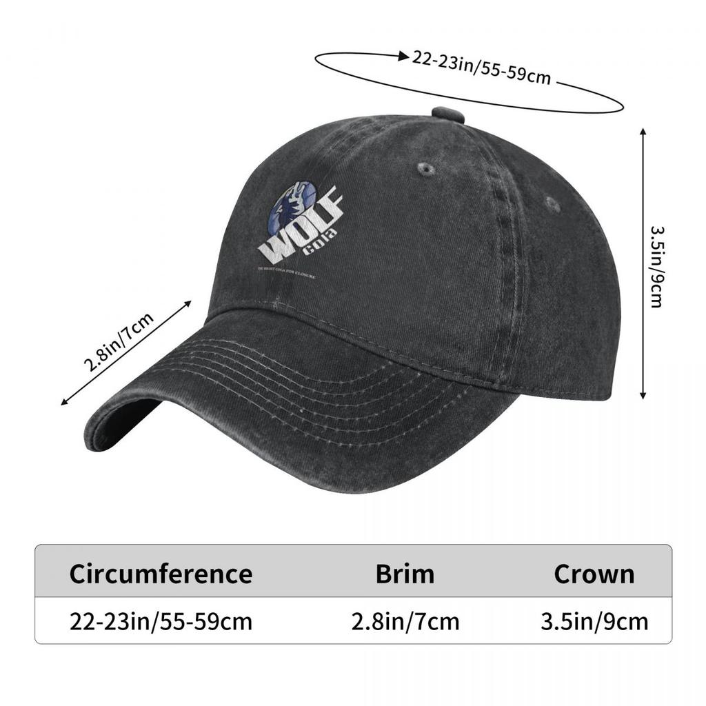 Wolf Cola - The Right Cola for Closure Tri-blend . Cowboy Hat Custom Hat Trucker Hat Icon Fluffy Mens Hats Women's