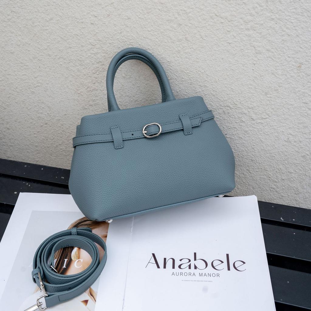 Cowhide Shoulder Women's Bag Large Capacity Messenger Good-looking Zipper Women's Fashion Simple Shopping Bag Practical Soft Leather