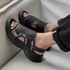 Summer new platform casual Boken sandals wear non-slip and deodorant beach shoes 471212 black-J