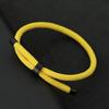 New Minimalist Stainless Steel Bracelet Adjustable Unisex 4mm Nylon Cord Chain Braclet Couple Gift For Lover Leisure Accessories