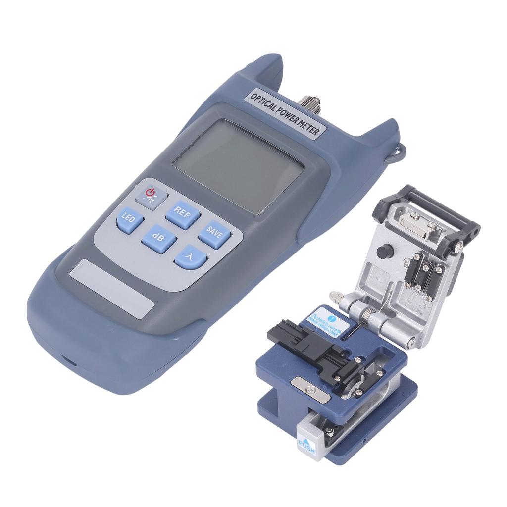 Fiber Cold Connection Set Optical Power Meter Single Fiber Stripper Cutting Termination Tools