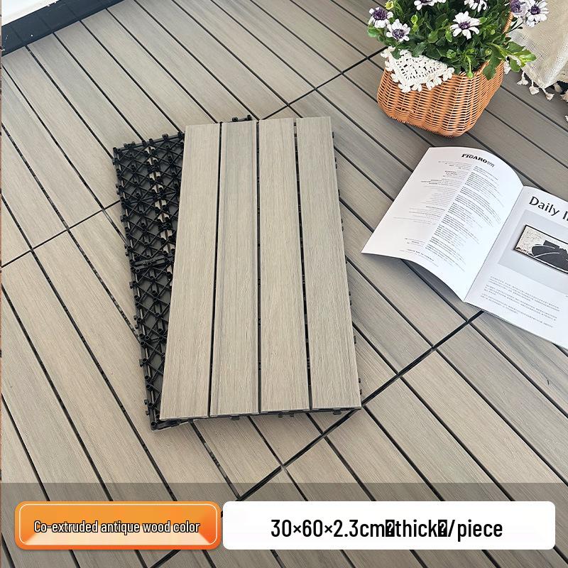 

Водонепроникне Нековзне ПВХ Зовнішнє Покриття для Підлоги для Реновації Балкона та Тераси Single Piece Price (11 pieces per sq. meter)