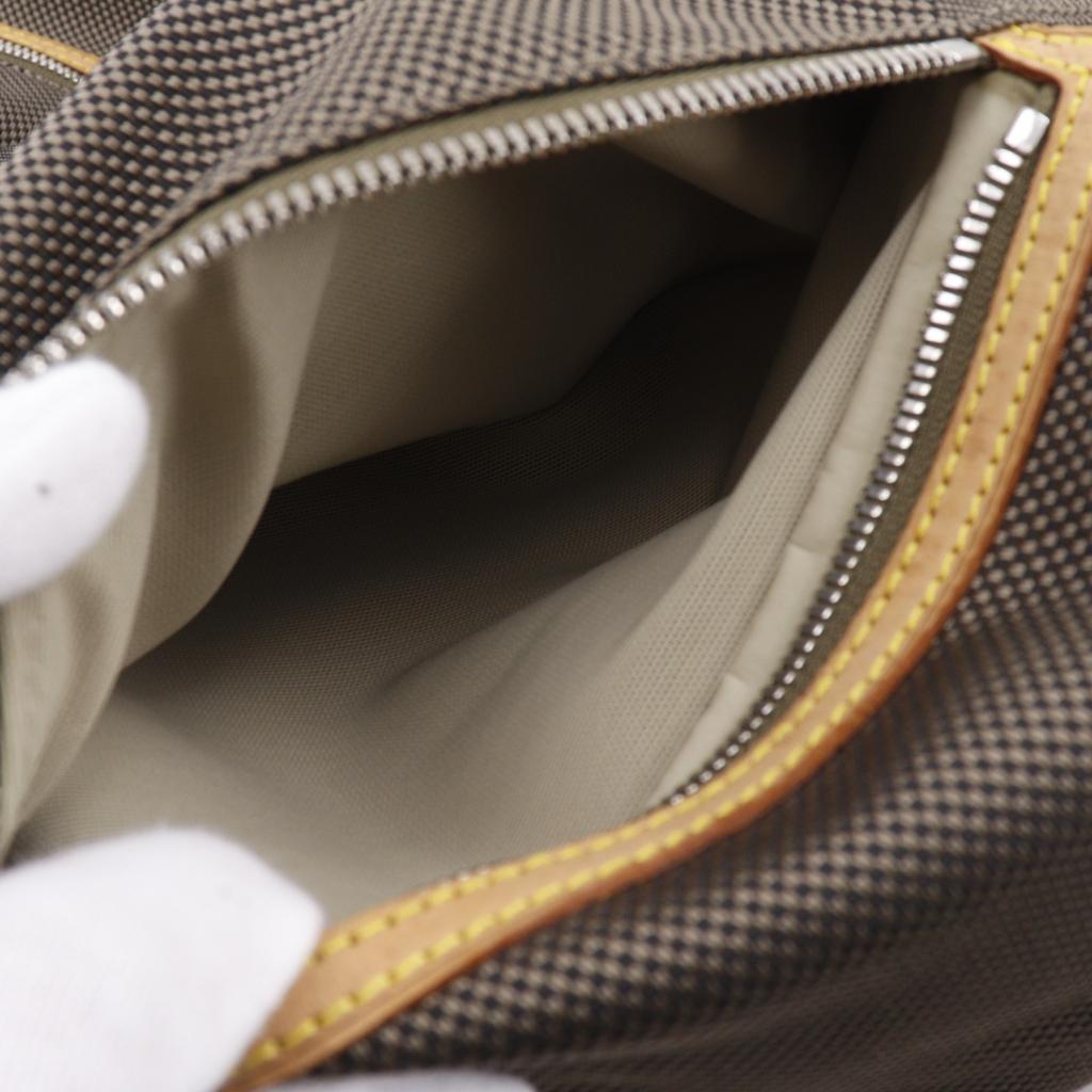 Louis Vuitton Pionie Backpack Daypack M93055 Tail Brown Damier Jean Canvas Mens Used